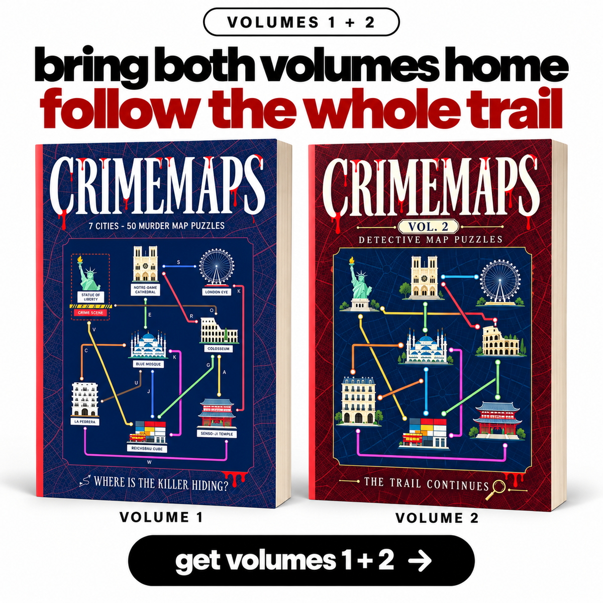 CrimeMaps: 50 Murder Map Puzzles