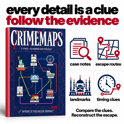 CrimeMaps: 50 Murder Map Puzzles