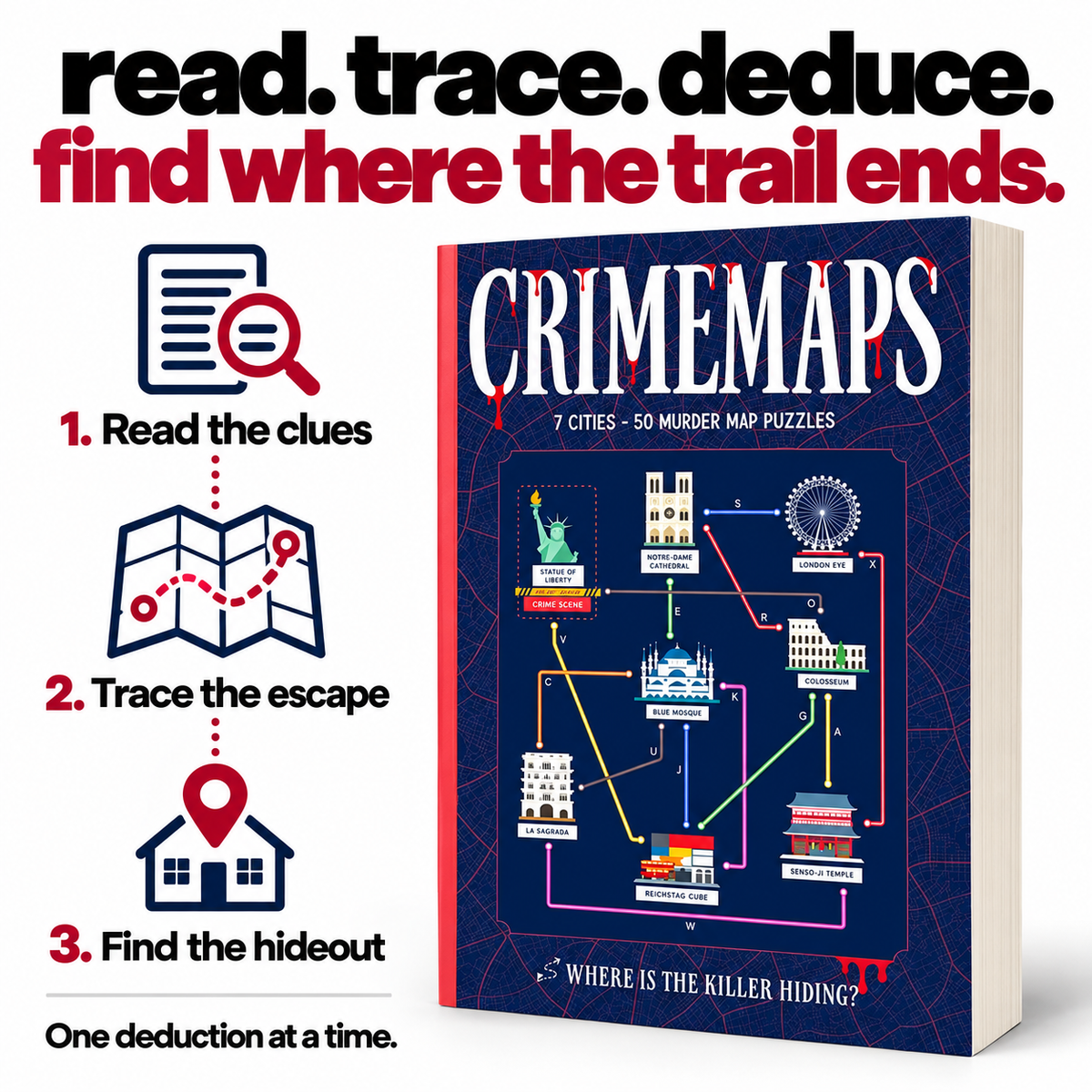 CrimeMaps: 50 Murder Map Puzzles