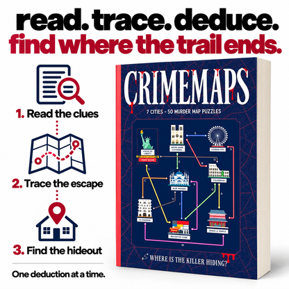 CrimeMaps: 50 Murder Map Puzzles