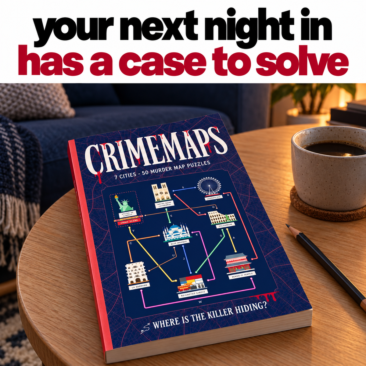 CrimeMaps: 50 Murder Map Puzzles